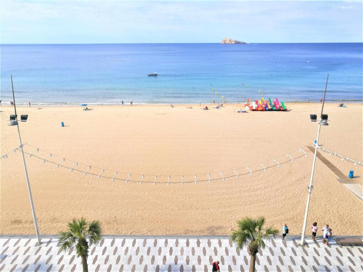 Primera Linea De Playa Frente Al Mar Benidorm Bagian luar foto