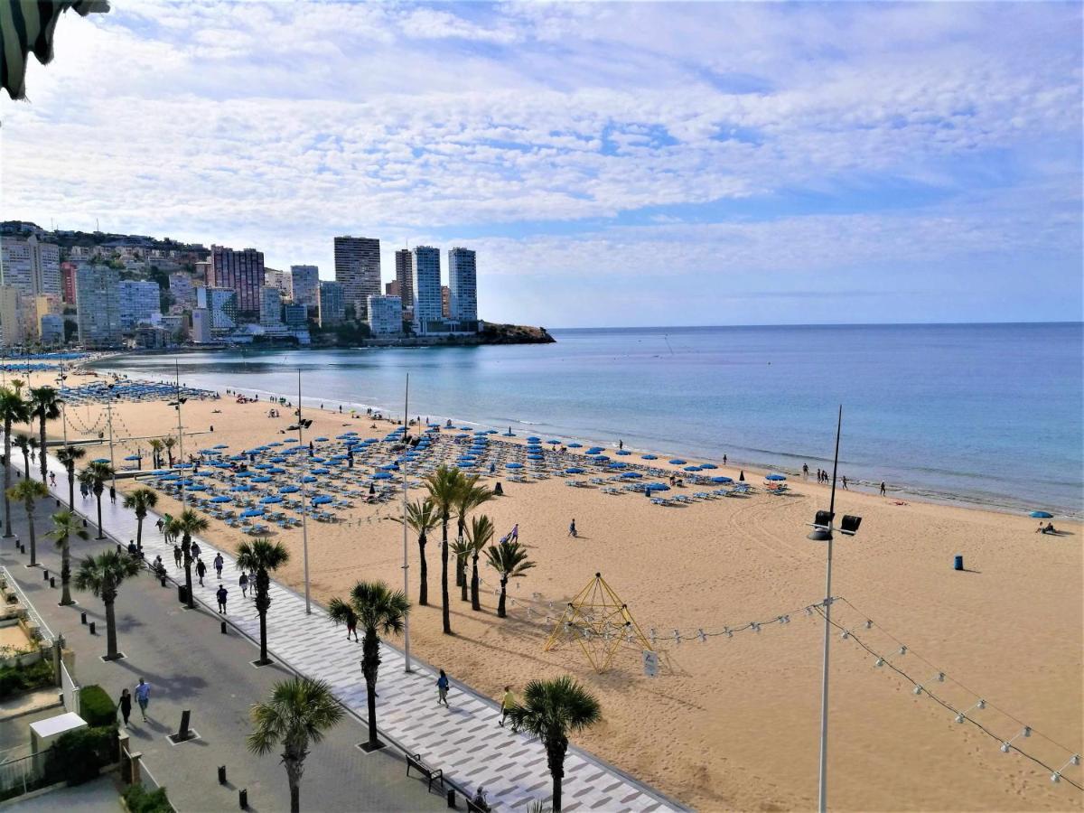Primera Linea De Playa Frente Al Mar Benidorm Bagian luar foto